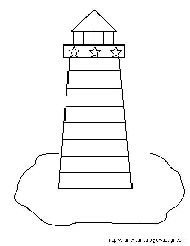 maine lighthouses coloring pages - photo #21